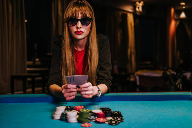 Live Bandar Poker dealer at judi errorslot studio with HD camera setup